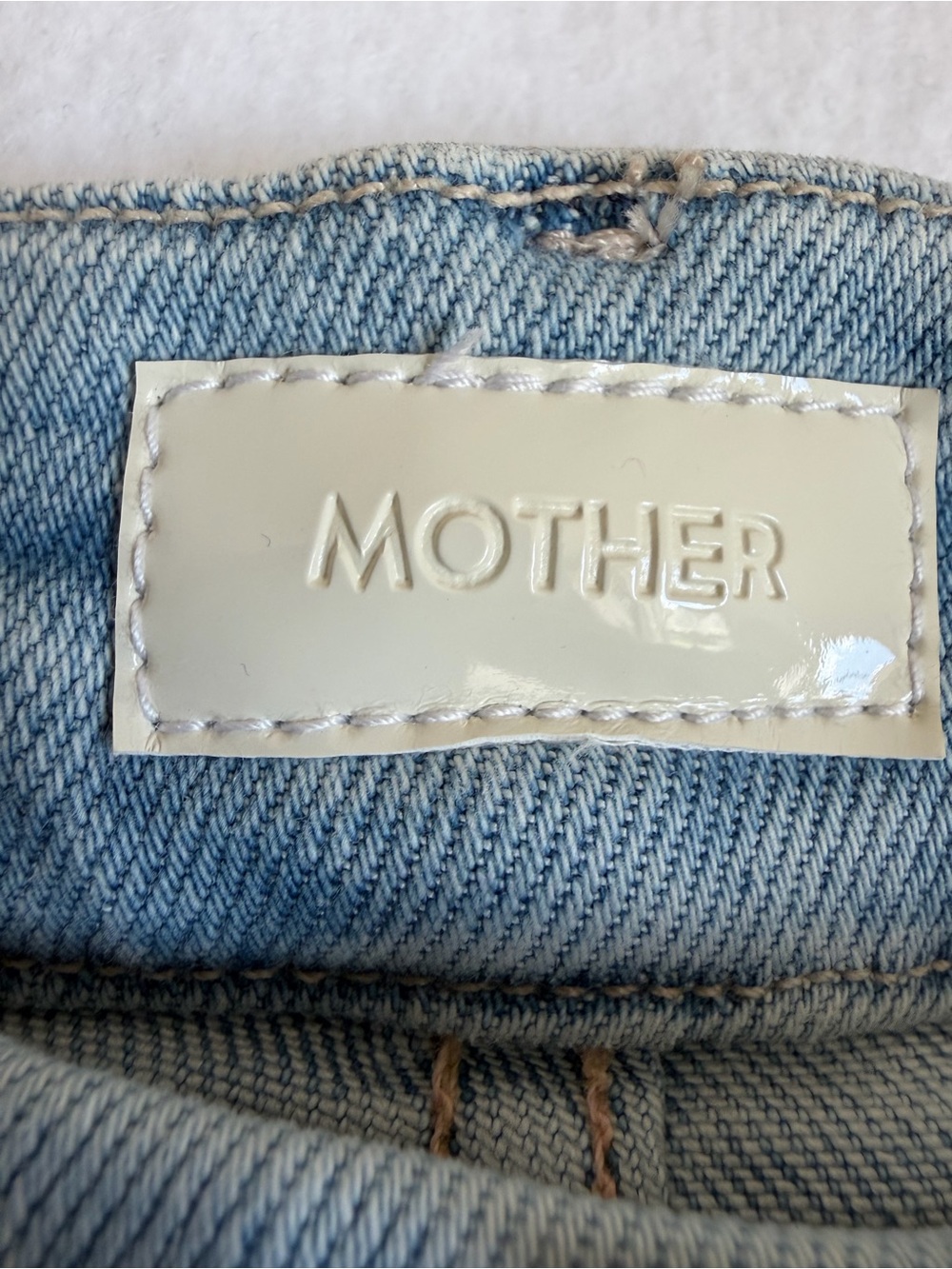 NWOT MOTHER The Roller Sneak Ball’s In Your Court 30 High Rise Wide Leg Flare - Picture 13 of 16